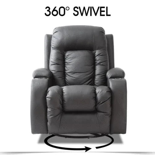 Levede Zero Gravity Massage Recliner Chair – Full Body Heat, Swivel &amp; Rocking Recliner