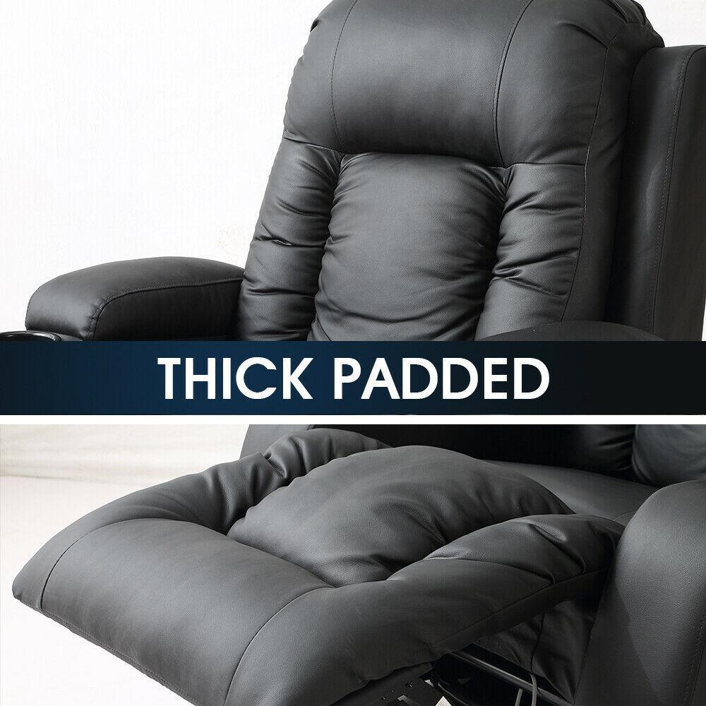 Levede Zero Gravity Massage Recliner Chair – Full Body Heat, Swivel &amp; Rocking Recliner