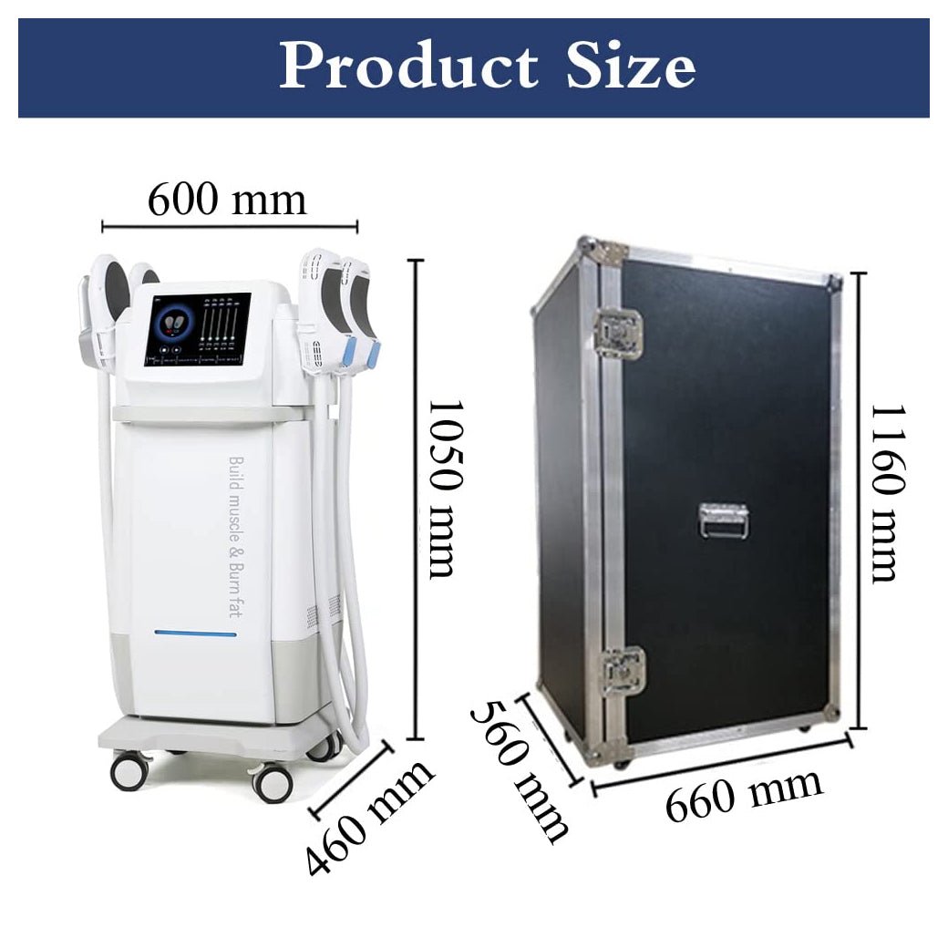 Premium 4-Handle Body, Abdomen & Buttock Muscle Shaping Machine with Trolley