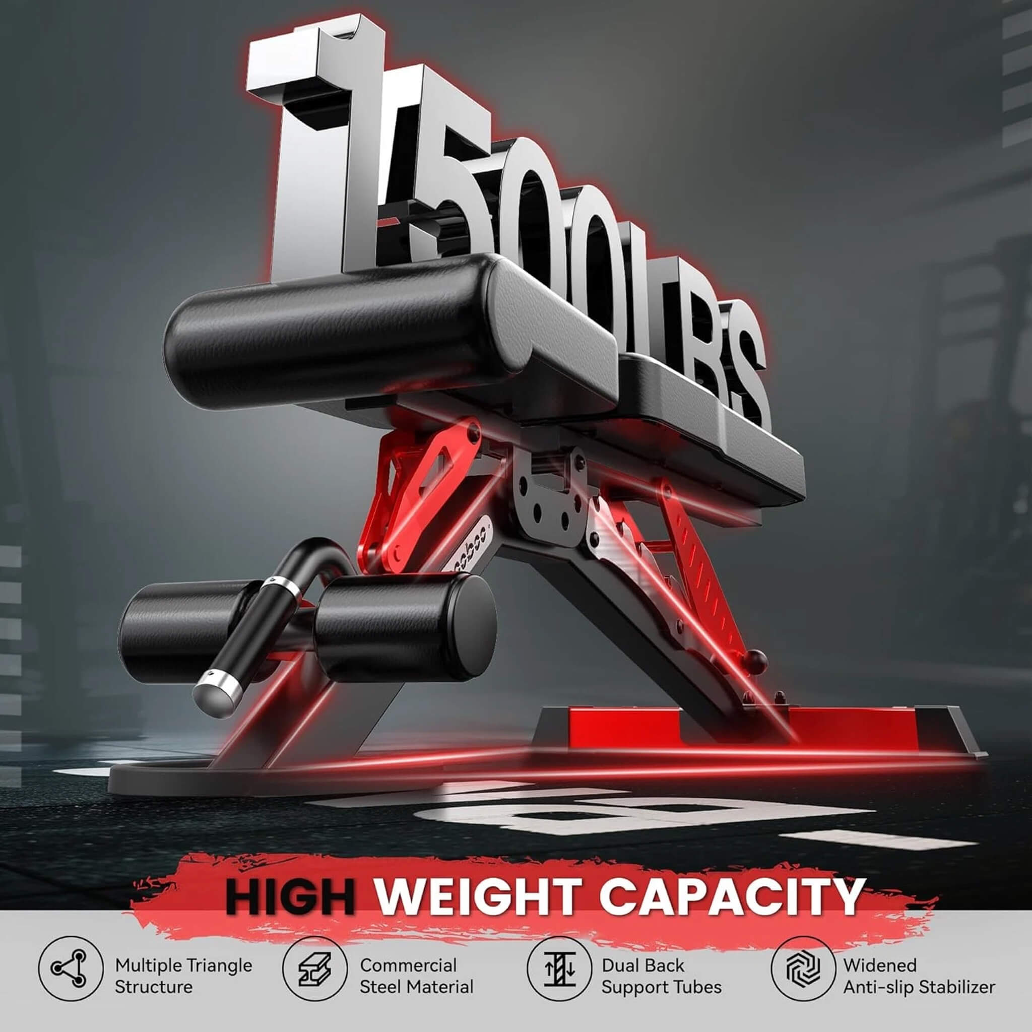 Rovix Premium 2000 lb All-in-One Squat Rack Power Cage with Smith Machine