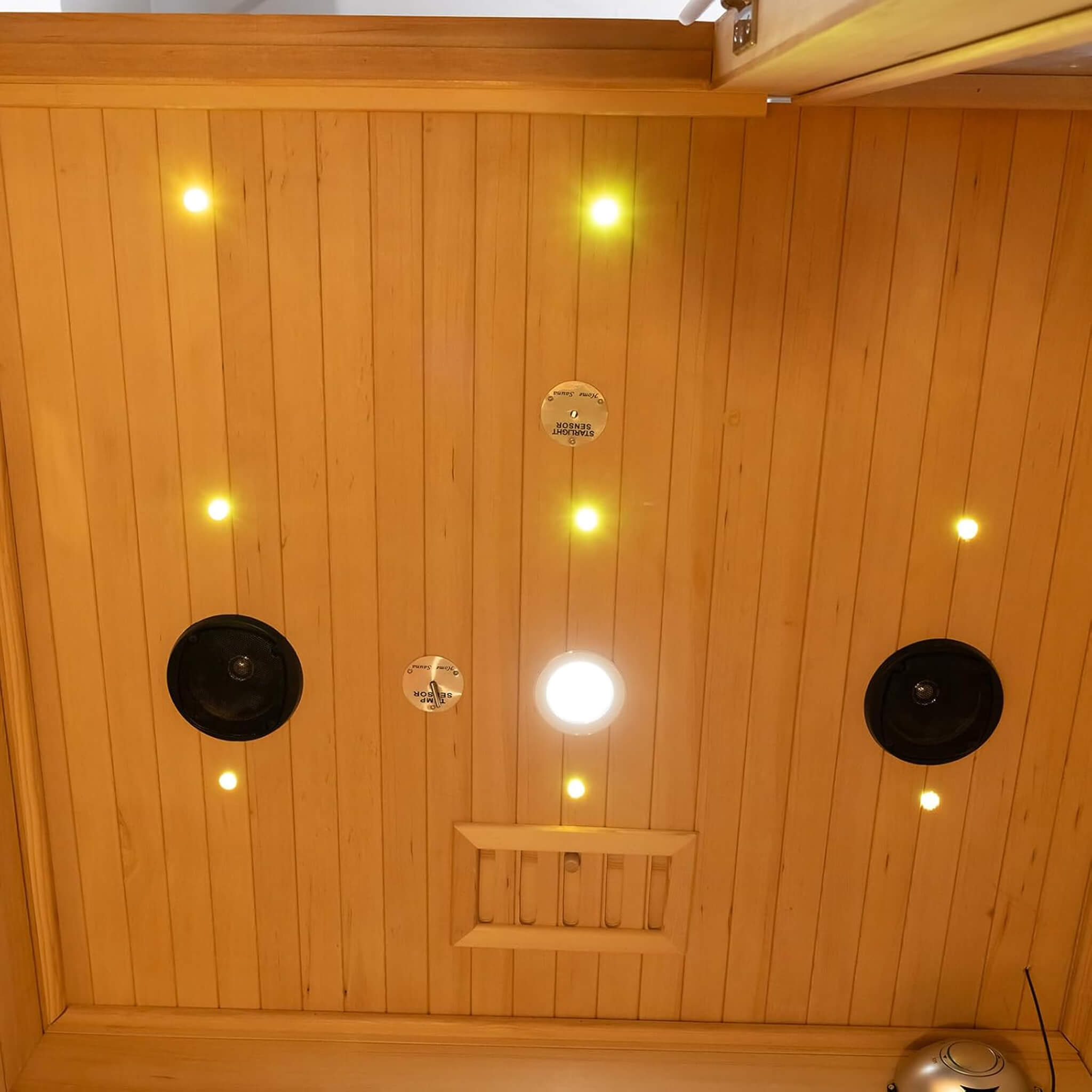 Rövia Luma 2-Person Indoor Hybrid Sauna with Infrared & 3.5KW Steam Heater [Made-To-Order] (SAK83750)